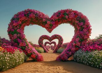 Miracle Garden Dubai: Blumenwunder in der Wüste