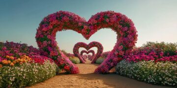 Miracle Garden Dubai: Blumenwunder in der Wüste