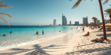 Abu Dhabi Strände am Persischen Golf