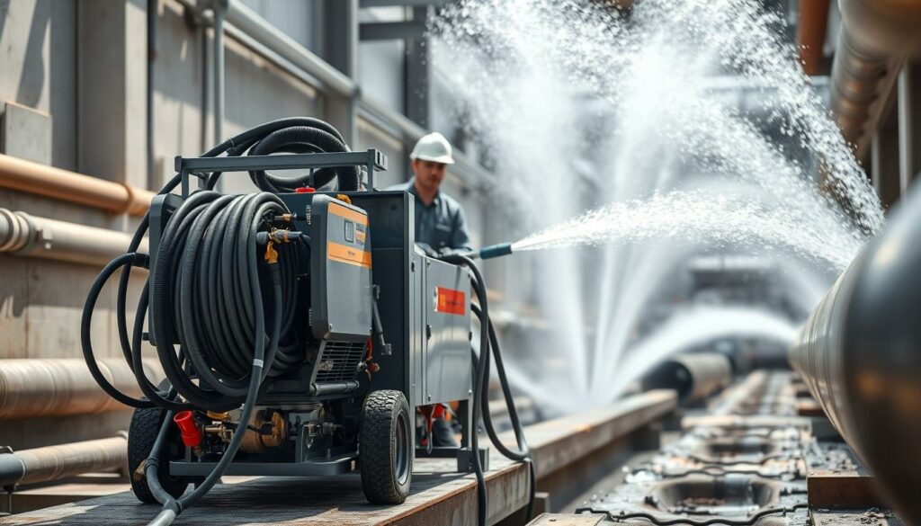 Hochdruckspültechnik Funktionsweise in der professionellen Rohrreinigung